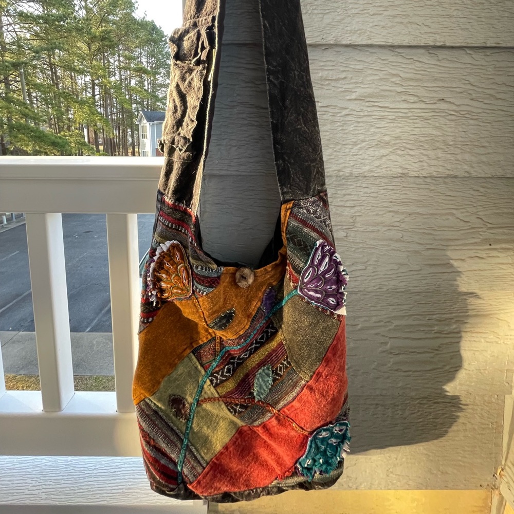 Himalaya Handmade bohemian bag. 💯% cotton, made in Nepal. Brand new.